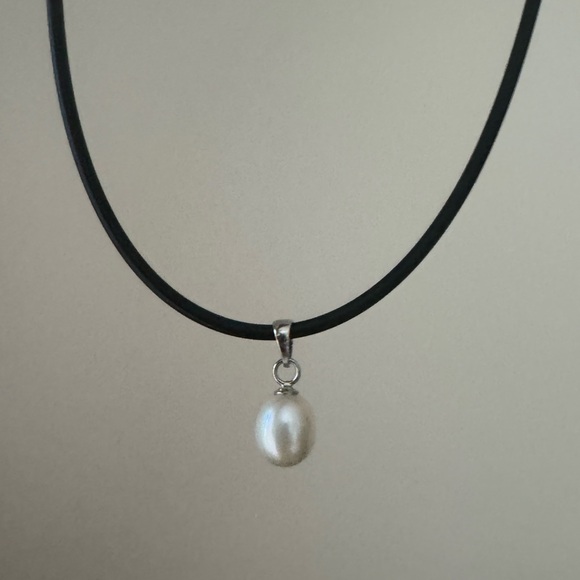 Splendid Pearls silver natural pearl neckless - Picture 8 of 8